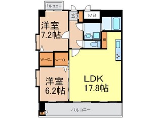 プロビデンス葵タワ－の物件間取画像